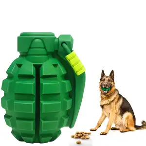 Custom High Quality Rubber Grenade Molar Dog Fitness Toys Dog Toys For Aggressive Chewers Large Breed