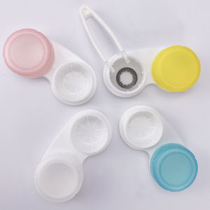 Accessoires de lunettes Pratique Petit Mensuel Coloré Remplacer Bon marché <span class=keywords><strong>Prix</strong></span> Étuis à Lentilles de Contact - Product Image 5