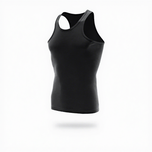 Canotta Sportiva Casual da <span class=keywords><strong>Uomo</strong></span> 100% Cotone, Senza Maniche, Versatile, Adatta per Mezza Età e Anziani, Intimo Bianco, Sottocamicia con Collo Rotondo - Product Image 5