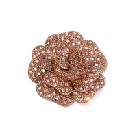 Vente en gros de robes de mariée, patchs floraux 3D en strass, perles à coller, appliques en cristal pour DIY chapeaux, chaussures, sacs, vêtements
