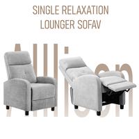 Canapé en tissu extensible pour personne paresseuse avec fonction de massage pour chambre à coucher, salon et balcon - Permet de dormir et de s'allonger