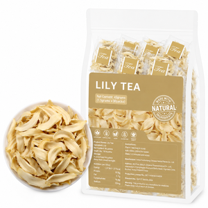 Té de Lirio a Granel 1.5g, 30 Bolsitas de Té Piramidales, 100% Natural, Ingrediente Único, Infusión Herbal <span class=keywords><strong>Relajante</strong></span> para Dormir, OEM - Product Image 1