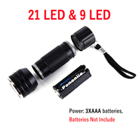 Lampe de pêche à UV pour la pêche, outil de fixation de la mouche, époxy, 9/21 led