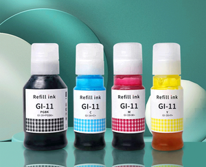 Goosam GI11, tinta de impresión a granel, recarga de tinta para impresora Canon <span class=keywords><strong>Pixma</strong></span> G2860 G3860 G2460 <span class=keywords><strong>G3460</strong></span> G2160 G3160, 81, 71, 41 - Product Image 1