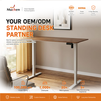Cadre de table ergonomique à moteur unique réglable en hauteur, durable, pour bureau assis-debout, idéal pour la maison, le bureau et la chambre à coucher