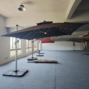 Gran oferta, sombrilla <span class=keywords><strong>romana</strong></span> con logotipo personalizado impreso para muebles de Patio, jardín, parque, uso para restaurante, patio, Hotel, stock de fábrica - Product Image 3