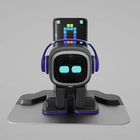 Robot intelligent EMO, robot de compagnie de bureau avec réveil, jouet intelligent et mignon EMO Go Home, compagnon électronique pour enfants