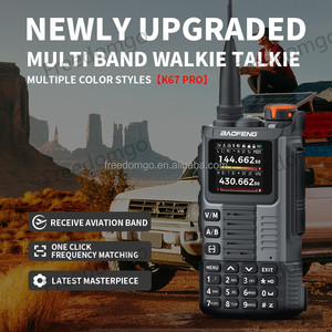 BF-K67 PRO Walkie Talkie Impermeable VHF/UHF de Doble Banda, 640 Canales, 5W de Alta Potencia, Radios Bidireccionales Portátiles, Alcance de 0-8KM - Product Image 4