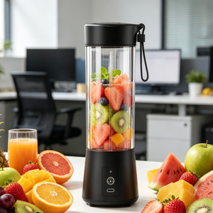 Mixeur portable rechargeable USB personnalisé OEM, presse-agrumes, mixeur à smoothies, puissant broyeur de glace pour le camping et la pêche en plein air - Product Image 1