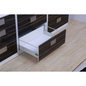 Yuvarlak korkuluk ile yumuşak yakın çift duvar çekmece slayt Metal ince kutu - Product Image 3