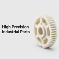 Engranajes Industriales de Nailon Impresos en 3D de Alta Precisión, Servicios de Prototipado de Piezas Mecánicas SLS para Ingeniería
