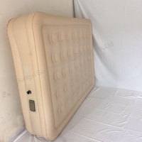 Matelas de lit gonflable souple double OEM avec tête de lit et dos à trois couches pour meubles de maison