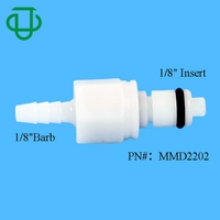 Raccord de tuyau en plastique à embout rapide CPC pour imprimante à solvant à encre UV, 1/8 po (3,2 mm), raccord de tuyau à déconnexion rapide