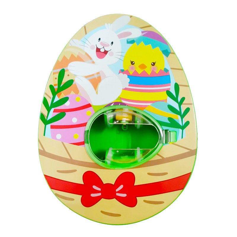 Bunny painting real eggs