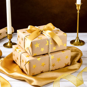 Irregular golden star gift <b>wrapping</b> <b>paper</b> Daily gift for friends gift <b>wrapping</b> <b>paper</b> Colorful printing customizable - Product Image 2