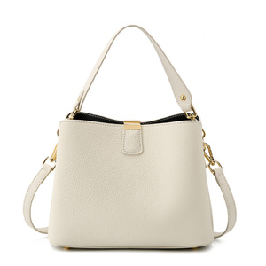 Nouveau sac seau en cuir de vachette de haute qualité pour femmes, sac à bandoulière en cuir véritable, mode et loisirs - Product Image 2