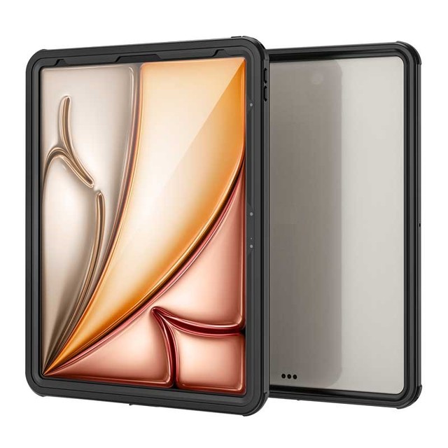 Hot Sale IP68 Waterproof Swimming Case Diving Underwater PC TPU Shockproof Cover Tablet Case for iPad Air 13 2024 M2 M3 M4