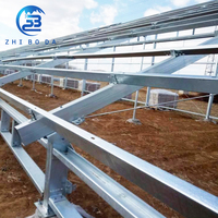 Support de montage au sol pour panneaux solaires commerciaux, système de montage de panneaux solaires sur toit, supports de montage au sol pour panneaux solaires sur poteau