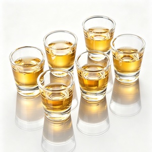 Bicchierini da Shot Personalizzati con Logo, Fondo Spesso, Trasparenti, 1oz 1.5oz 2oz, Bicchieri per Liquori Piccoli, Bicchierini per Vodka e Vino Personalizzati per <span class=keywords><strong>Bar</strong></span> e Feste - Product Image 6