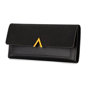 هدية ترويجية بتصميم جديد محفظة نسائية طويلة من جلد البولي يوريثان حقيبة يد نسائية عصرية - Product Image 5