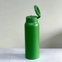 Bouteille d'eau à couvercle magnétique en gros directement de l'usine, 750 ml, gobelet isotherme à double paroi en acier inoxydable