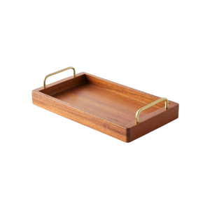 Premium Handcrafted Rustic Wooden <b>Serving</b> <b>Tray</b> with Sturdy Rope Handles <b>Large</b> Rectangular Farmhouse Slatted Wood <b>Tray</b> For Sale - Product Image 4