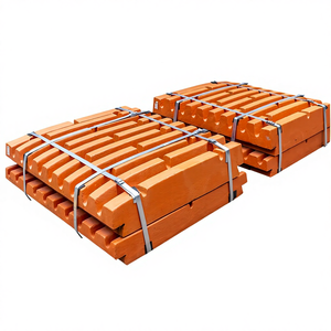 แผ่นเหล็กกล้าแมงกานีสสูงสำหรับชิ้นส่วนสึกหรอของเครื่องบด ยี่ห้อ TX น้ำหนัก 750 กก. สีตามสั่ง สำหรับการทำเหมืองแร่ - Product Image 1