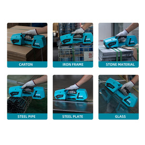 Machine de cerclage électrique portative KJD16 <span class=keywords><strong>4100</strong></span> Newton 4000 <span class=keywords><strong>mAh</strong></span>, outil automatique et manuel pour la fixation de cartons et de tuyaux, machine d'emballage - Product Image 6