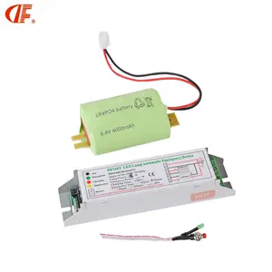 Led Emergency Power Supply 168T Led Emergency Driver FeLiPO4 6.4v Battery For 10W-50W LED Tri-proof Light