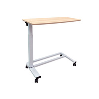 Table de chevet de lit, bureau d'ordinateur moderne et pliable, avec roulettes