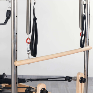 Jereathy Three One, équipement d'entraînement corporel portable en bois de chêne robuste, studio de <span class=keywords><strong>Pilates</strong></span> professionnel, <span class=keywords><strong>Cadillac</strong></span> <span class=keywords><strong>Pilates</strong></span> multifonctionnel - Product Image 3