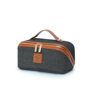 Custom Ladies Portable Travel Makeup Case Fashionable Cosmetic <b>Storage</b> Bag Custom Zipper <b>Toiletries</b> Case - Product Image 6