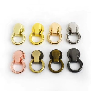 MeeTee KY252 8mm D Anneau Boucle Amovible Bandoulière Connecteurs Sac Matériel pour DIY Sacs Ceintures Stud Rivet avec Anneau Boucle - Product Image 4