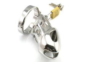 Jaula de gallo de pájaro casto de alta calidad, dispositivos de castidad masculina, anillo de bloqueo de pene de metal, cinturón de castidad de anillo de pene de coqueteo de esclavo sexual - Product Image 4