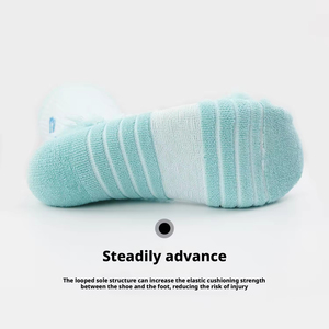 Calcetines de Baloncesto Profesionales para Jóvenes, de Alta Gama, Acolchados, de Compresión, Transpirables, de Secado Rápido y Absorción de Humedad, al por Mayor - Product Image 6