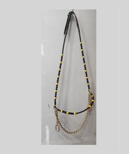 Cabestro Profesional de Cuero para Exhibición Ecuestre, Correas Ajustables, Material Duradero, Ideal para Jinetes, Entrenadores y Eventos Competitivos - Product Image 1