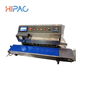 Nueva Selladora de Banda Continua Eléctrica Automática HIPAC FPM150E de Alta Calidad con Codificación por Tinta e Impresión, 220V, Ancho Máximo de Sellado de 10mm - Product Image 1