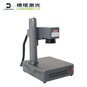 Multifunctionele Desktop Draagbare Fiber Laser Mini Marker 20W Fiber Laser Markering Machine Voor Metaal