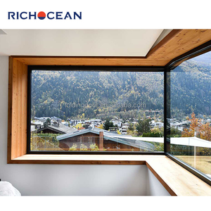 RICHOCEAN Hurricane Impact House Glass Fixed <strong>Pictures</strong> <strong>windows</strong> Supplier Slim Aluminium Vitre Big <strong>Window</strong> - Product Image 3