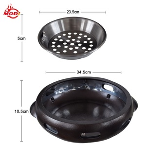 Modi Best Built in Smokeless Bbq Pro Charcoal Grill Brazier Fire Commercial <strong>Table</strong> <strong>Top</strong> for Restaurant Use - Product Image 4