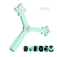Fournitures pour ongles : Outil magnétique multifonctionnel 8-en-1 pour ongles effet œil de chat, aimant puissant, nouveau design, emballage personnalisé avec logo
