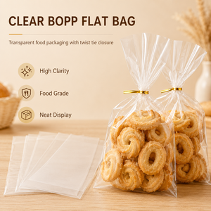Bolsas de Celofán Transparentes de BOPP Impresas Personalizadas para Envasado de Alimentos - Product Image 1