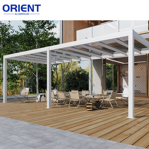 <span class=keywords><strong>Pergola</strong></span> moderne en aluminium pour l'extérieur au meilleur <span class=keywords><strong>prix</strong></span> avec portes coulissantes en verre - Product Image 4