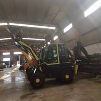 Backhoe Loader Diesel Berkinerja Tinggi WZ40-28 untuk Penggalian dan Pemuatan Konstruksi