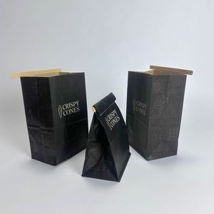 Bolsa de Papel Kraft para Granos de Café con Cierre Metálico, Material Plástico OPP con Ventana y Logotipo Personalizado, Empaque de Alimentos para Almacenamiento en Papel Kraft - Product Image 5