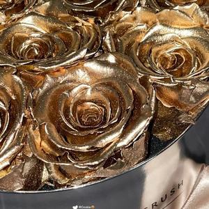 Regalo di san valentino fiori secchi <span class=keywords><strong>Rose</strong></span> d'oro 24 carati di lunga durata per sempre fiori di rosa stabilizzati eterni decorazione scatola regalo fiori - Product Image 5