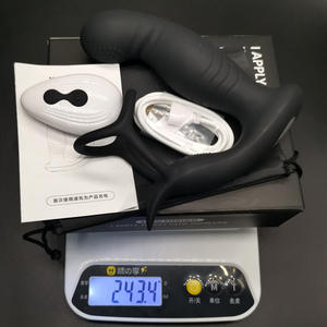 Hao Night - Masajeador de Próstata Eléctrico para Hombre, Anillo de Bloqueo con Control Remoto, Juguete Sexual, Tapón Anal, Dispositivo de Masturbación - Product Image 3