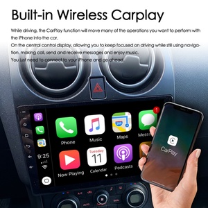 Autoradio Android 13 avec commande vocale IA, 128 Go, navigation GPS pour Nissan Qashqai J10 2006 2007 2008-2013, vidéo multimédia, CarPlay sans fil - Product Image 5