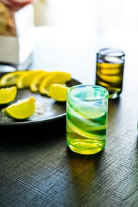 Barcelona 2.2 Oz Line mosquito riciclato Old Fashioned Party Gift Birthday Shot Glasses Hiball Tumbler Glass - Product Image 5