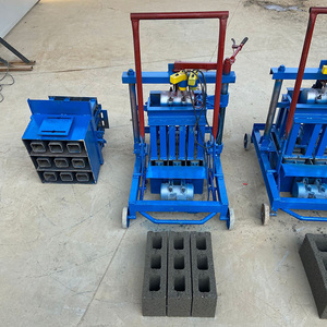 Machine semi-automatique de fabrication de blocs de béton creux et de briques autobloquantes, extrudeuse sous vide avec moteur à pression hydraulique, facile à utiliser - Product Image 1